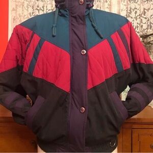 Andy Johns colorblock vintage jacket